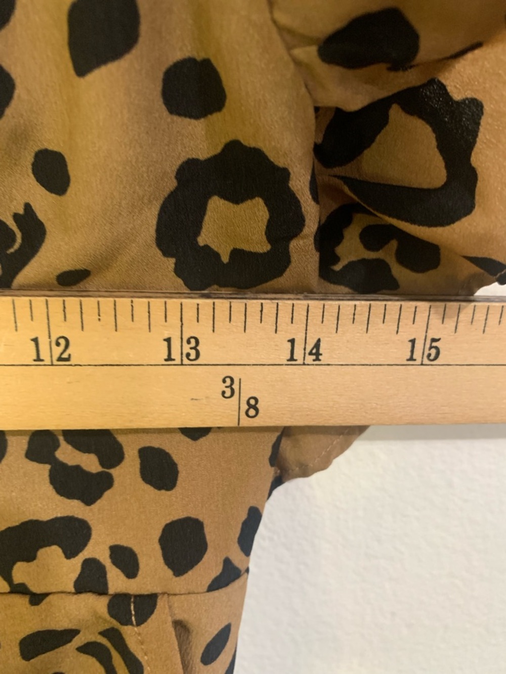 LOVERS AND FRIENDS Jill Romper Size XS Leopard Print Flutter Sleeves Ruffle Trim - Picture 6 of 15